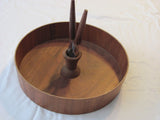 Furnishings: Teak Nut bowl and cracker